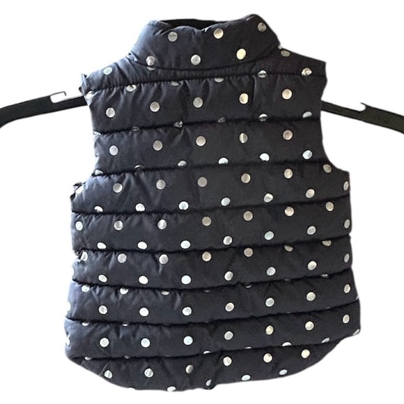 Old Navy Baby Polka Dot Puffer Vest - Picture 2 of 4